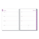 Blue Sky® Laila Create-Your-Own Cover Weekly/Monthly Planner, Wildflower Artwork, 11 x 8.5, Purple/Blue/Pink, 12-Month (Jan-Dec): 2025 (BLS137273)