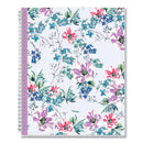 Blue Sky® Laila Create-Your-Own Cover Weekly/Monthly Planner, Wildflower Artwork, 11 x 8.5, Purple/Blue/Pink, 12-Month (Jan-Dec): 2025 (BLS137273)