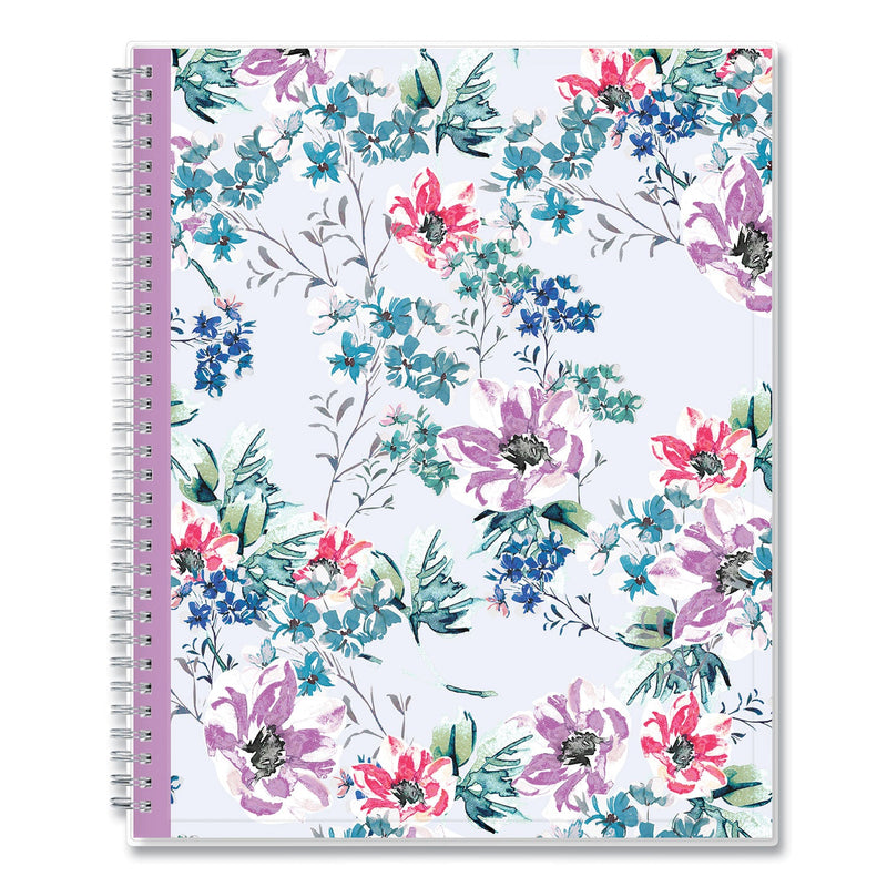 Blue Sky® Laila Create-Your-Own Cover Weekly/Monthly Planner, Wildflower Artwork, 11 x 8.5, Purple/Blue/Pink, 12-Month (Jan-Dec): 2025 (BLS137273)