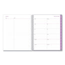 Blue Sky® Laila Create-Your-Own Cover Weekly/Monthly Planner, Wildflower Artwork, 11 x 8.5, Purple/Blue/Pink, 12-Month (Jan-Dec): 2025 (BLS137273)