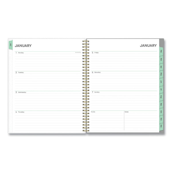 Blue Sky® Sophie Frosted Weekly/Monthly Planner, Floral Artwork, 11 x 8.5, Multicolor Cover, 12-Month (Jan to Dec): 2025 (BLS140087)