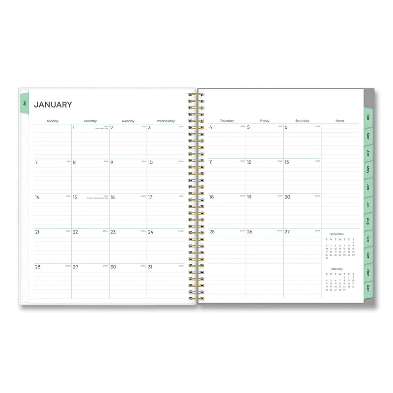 Blue Sky® Sophie Frosted Weekly/Monthly Planner, Floral Artwork, 11 x 8.5, Multicolor Cover, 12-Month (Jan to Dec): 2025 (BLS140087)