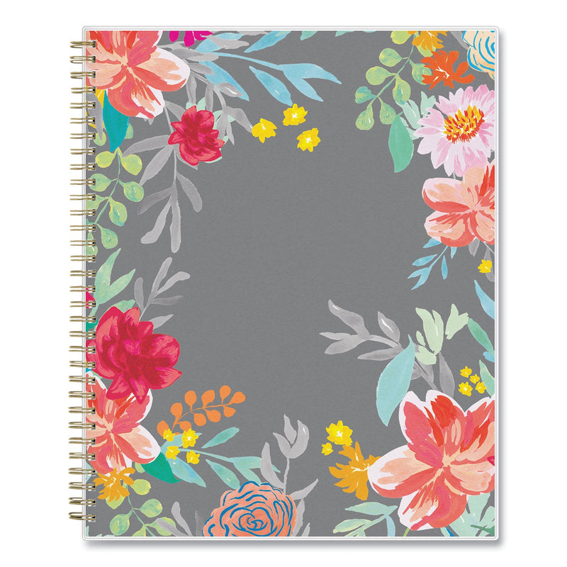 Blue Sky® Sophie Frosted Weekly/Monthly Planner, Floral Artwork, 11 x 8.5, Multicolor Cover, 12-Month (Jan to Dec): 2025 (BLS140087)