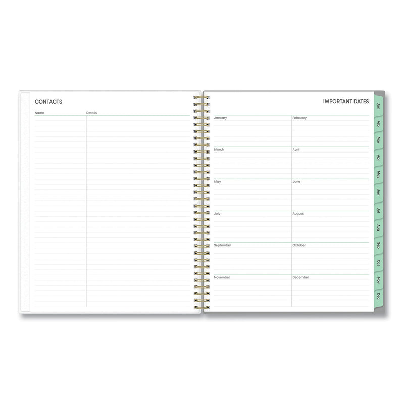Blue Sky® Sophie Frosted Weekly/Monthly Planner, Floral Artwork, 11 x 8.5, Multicolor Cover, 12-Month (Jan to Dec): 2025 (BLS140087)