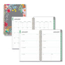 Blue Sky® Sophie Frosted Weekly/Monthly Planner, Floral Artwork, 8 x 5, Multicolor Cover, 12-Month (Jan to Dec): 2025 (BLS140088)