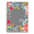 Blue Sky® Sophie Frosted Weekly/Monthly Planner, Floral Artwork, 8 x 5, Multicolor Cover, 12-Month (Jan to Dec): 2025 (BLS140088)