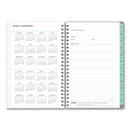 Blue Sky® Sophie Frosted Weekly/Monthly Planner, Floral Artwork, 8 x 5, Multicolor Cover, 12-Month (Jan to Dec): 2025 (BLS140088)