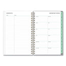 Blue Sky® Sophie Frosted Weekly/Monthly Planner, Floral Artwork, 8 x 5, Multicolor Cover, 12-Month (Jan to Dec): 2025 (BLS140088)
