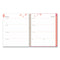 Blue Sky® Fly By Frosted Weekly/Monthly Planner, Butterflies Artwork, 11 x 8.5, Blush/Pink Cover, 12-Month (Jan to Dec): 2025 (BLS140195)