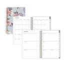 Blue Sky® Tula Weekly/Monthly Planner, Floral Artwork, 8" x 5", Purple/Pink/White Cover, 12-Month (Jan to Dec): 2025 (BLS143974)