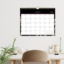 Blue Sky® Neveah Monthly Wall Calendar, Floral Artwork, 11" x 8.75", White/Black/Pink Sheets, 12-Month (Jan to Dec): 2025 (BLS139941)