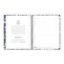 Blue Sky® One Tree Planted Effie Weekly/Monthly Planner, Floral Artwork, 11" x 8.5", Blue/Peach/Green Cover, 12-Month (Jan-Dec): 2025 (BLS138325)