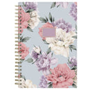Blue Sky® Tula Weekly/Monthly Planner, Floral Artwork, 8" x 5", Purple/Pink/White Cover, 12-Month (Jan to Dec): 2025 (BLS143974)
