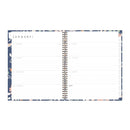 Blue Sky® One Tree Planted Effie Weekly/Monthly Planner, Floral Artwork, 11" x 8.5", Blue/Peach/Green Cover, 12-Month (Jan-Dec): 2025 (BLS138325)