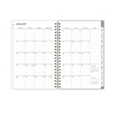 Blue Sky® Tula Weekly/Monthly Planner, Floral Artwork, 8" x 5", Purple/Pink/White Cover, 12-Month (Jan to Dec): 2025 (BLS143974)