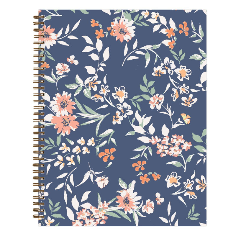 Blue Sky® One Tree Planted Effie Weekly/Monthly Planner, Floral Artwork, 11" x 8.5", Blue/Peach/Green Cover, 12-Month (Jan-Dec): 2025 (BLS138325)
