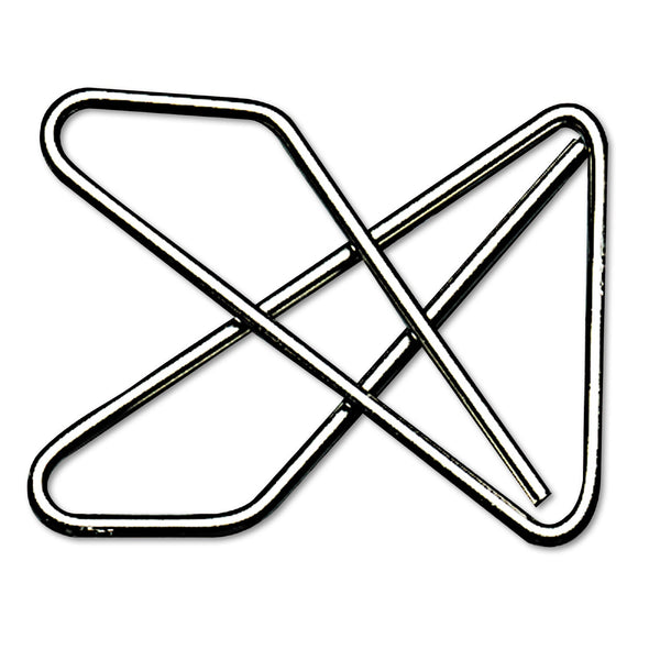 ACCO Ideal Clamps, Small (No. 2), Silver, 50/Box (ACC72620)