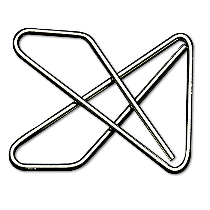 ACCO Ideal Clamps, Small (No. 2), Silver, 50/Box (ACC72620)