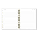 Blue Sky® Life Note-It Leah Weekly/Monthly Notes Planner, Floral Artwork, 11 x 8.5, Gray/Pink/White Cover, 12-Month (Jan to Dec): 2025 (BLS139479)