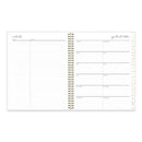 Blue Sky® Life Note-It Leah Weekly/Monthly Notes Planner, Floral Artwork, 11 x 8.5, Gray/Pink/White Cover, 12-Month (Jan to Dec): 2025 (BLS139479)