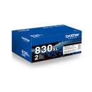 Brother TN830XL High-Yield Toner, 3,000 Page-Yield, Black, 2/Pack (BRTTN830XL2PK)