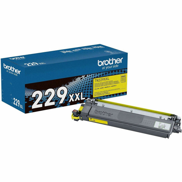 Brother Genuine TN229XXLY Super High-yield Yellow Toner Cartridge, Laser, Yellow, Super High Yield, 4,000 Pages (BRTTN229XXLY)