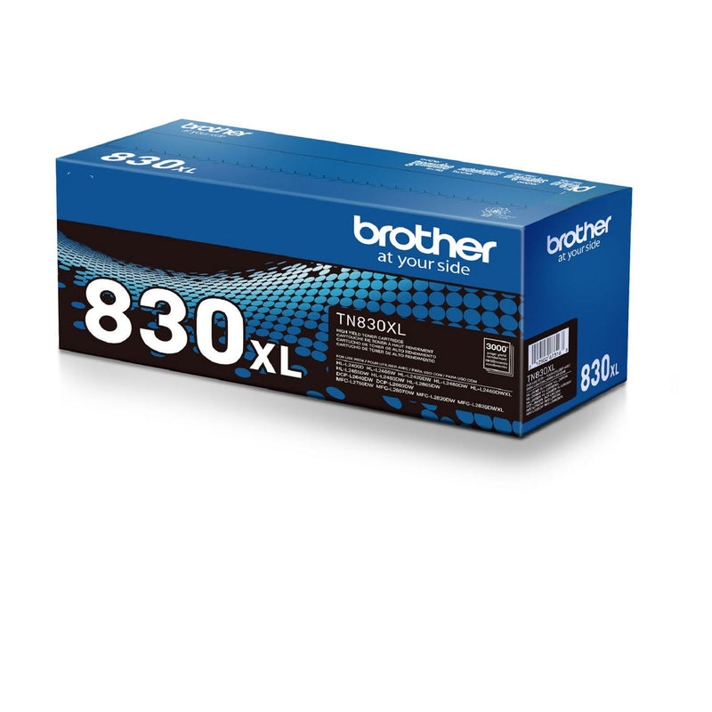Brother TN830XL High-Yield Toner, 3,000 Page-Yield, Black (BRTTN830XL)
