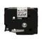 Brother TZ Tape Cartridge, TZ Standard Laminated Tape, Black on Clear, 1 1/2&quot;W (BRTTZ161)